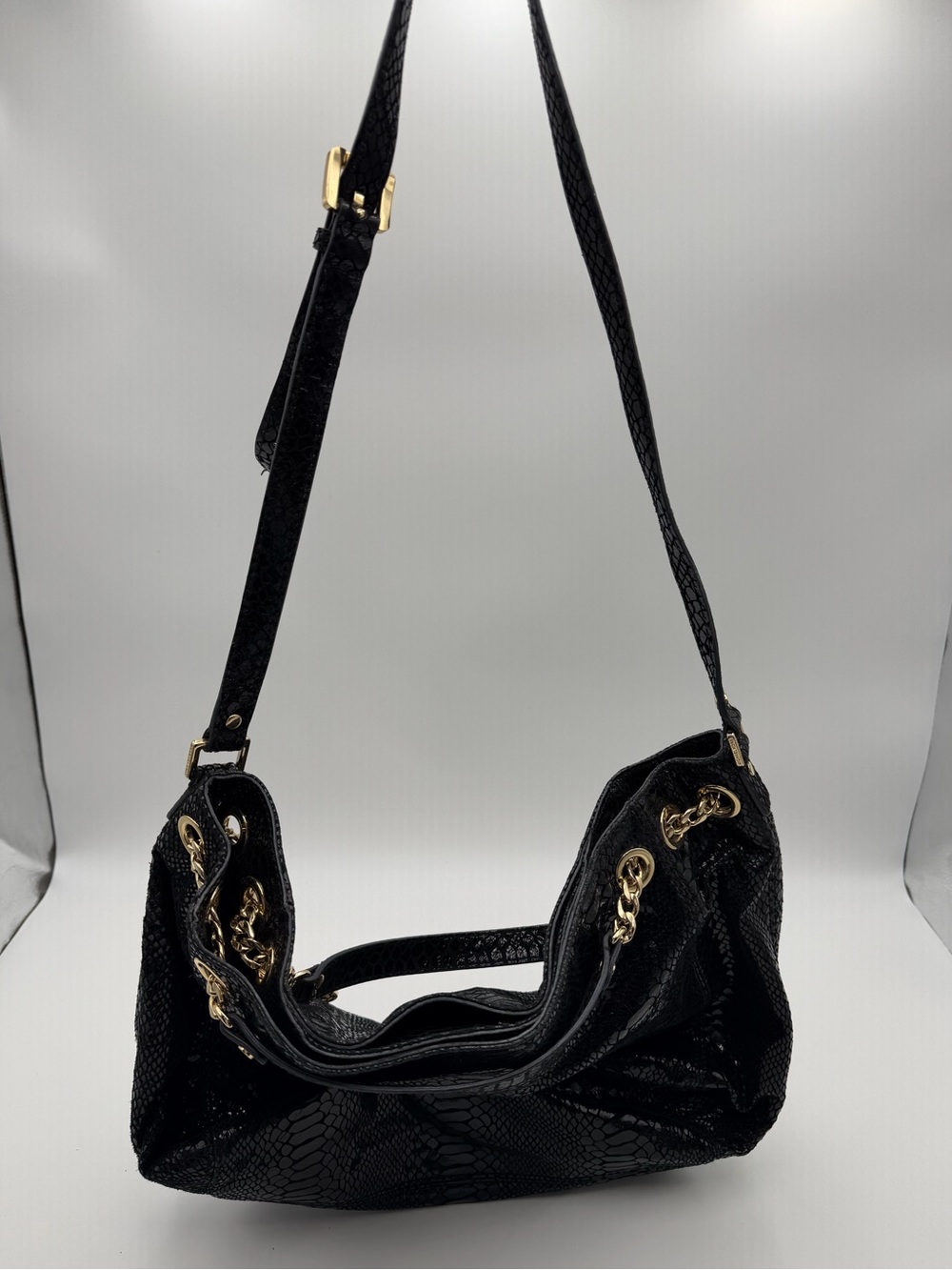 Michael Kors Python Embossed Hobo - Picture 2 of 4